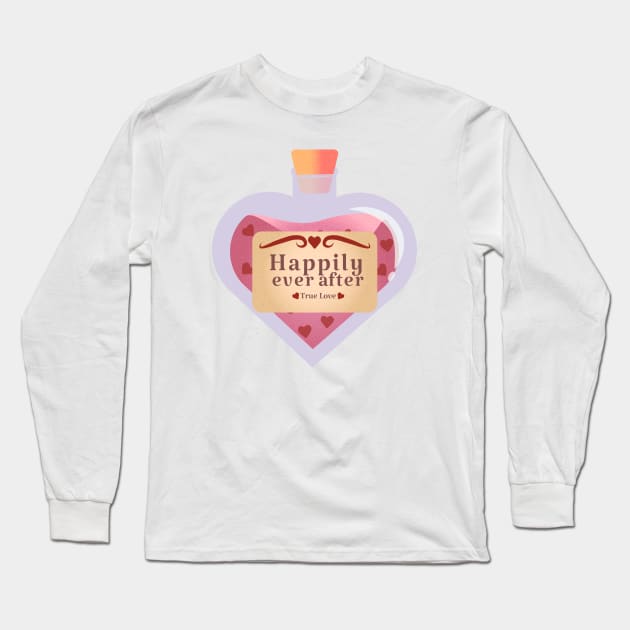 Happily ever after potion Long Sleeve T-Shirt by Gretaa.power